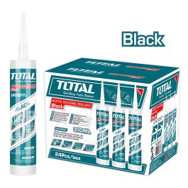 TOTAL ACETIC SILICONE SEALANT BLACK 300ML THT3513 TOTAL ΣΙΛΙΚΟΝΗ ΜΑΥΡΗ 300ML THT3513